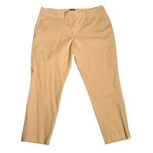 WHBM 16 The Slim Ankle Pants White House Black Market White Career